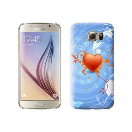 Coque coeur music pour Samsung Galaxy S7 EDGE