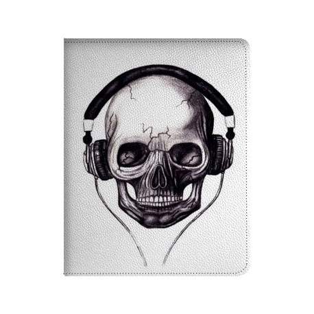 Etui cuir SKULL FUN 8 pour IPAD mini 1 et Retina