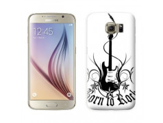 Coque born to rock pour Samsung Galaxy S7 EDGE