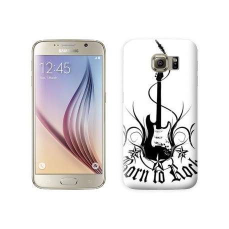 Coque born to rock pour Samsung Galaxy S7 EDGE