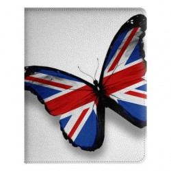 Etui cuir PAPILLON ANGLAIS pour IPAD mini 2