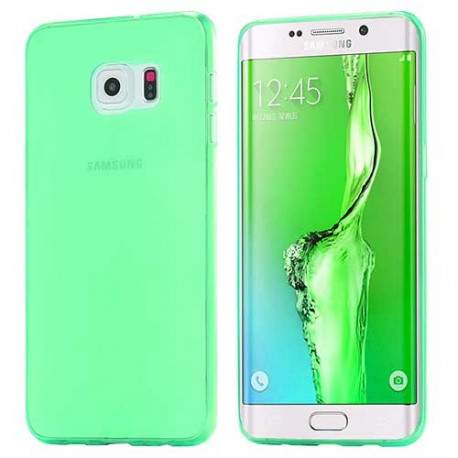 Coque silicone CRYSTAL verte pour samsung galaxy S7