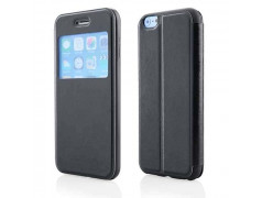 Etui FENETRE FOLIO noir pour iPhone 6 + et 6+S