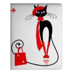 Etui cuir WINTER CAT pour IPAD mini 2