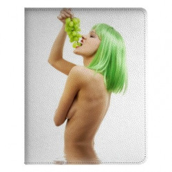 Etui cuir GREEN BEAUTY  pour IPAD mini 4