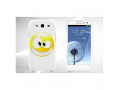 Coque Rigide CRAZY SMILEY pour SAMSUNG GALAXY A3 2016