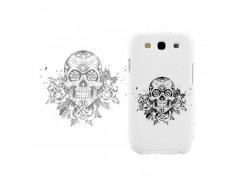 Coque Rigide SKULL AND ROSES pour SAMSUNG GALAXY A3 2016