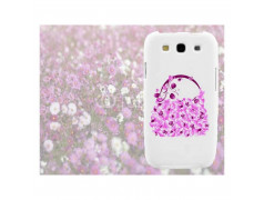 Coque Rigide SAC A MAIN FLEURS pour SAMSUNG GALAXY A3 2016