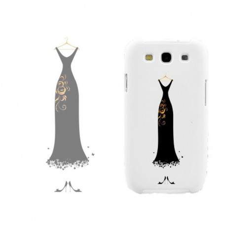 Coque Rigide ROBE NOIRE pour SAMSUNG GALAXY A3 2016