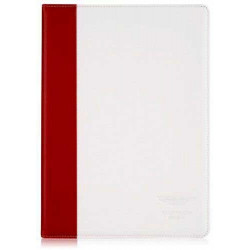 Etui cuir originale blanche et rouge ASTON MARTIN pour iPad air et iPad air 2