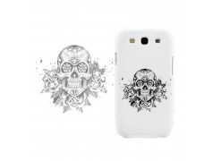 Coque Rigide SKULL AND ROSES pour SAMSUNG GALAXY A5 2016