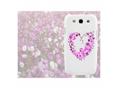 Coque Rigide COEUR FLEURS pour SAMSUNG GALAXY A5 2016