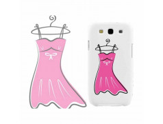 Coque Rigide PETITE ROBE ROSE pour SAMSUNG GALAXY A5 2016