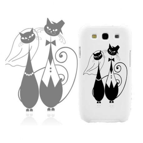 Coque Rigide PAIR OF CATS pour SAMSUNG GALAXY A5 2016