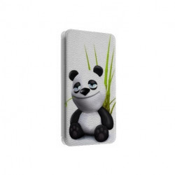 Etui portefeuille cuir PANDA Samsung Galaxy A5 2016