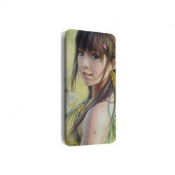 Etui portefeuille cuir MANGA GIRL Samsung Galaxy A5 2016