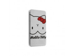 Etui portefeuille cuir HELLO TITTY Samsung Galaxy A5 2016