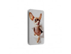 Etui portefeuille cuir CHIHUAHUA Samsung Galaxy A5 2016