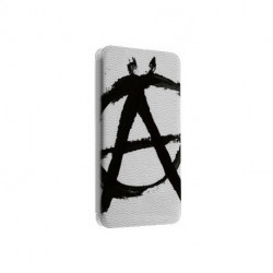 Etui portefeuille cuir ANARCHY Samsung Galaxy A5 2016