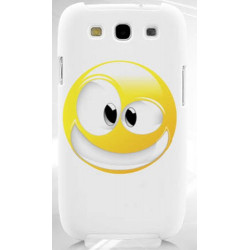 Coque CRAZY SMILEY pour Samsung J3