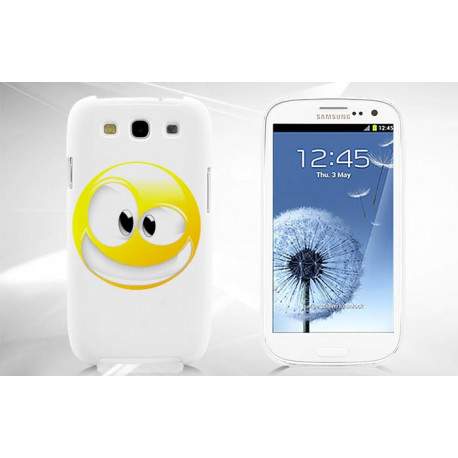 Coque CRAZY SMILEY pour Samsung J3