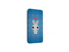 Etui portefeuille cuir LOVE RABBIT Samsung Galaxy A5 2016