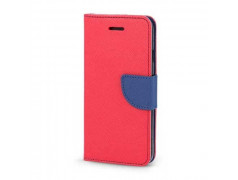 Etui cuir portefeuille FANCY rouge pour SAMSUNG GALAXY S6