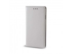 Etui cuir portefeuille argente pour SAMSUNG GALAXY S6