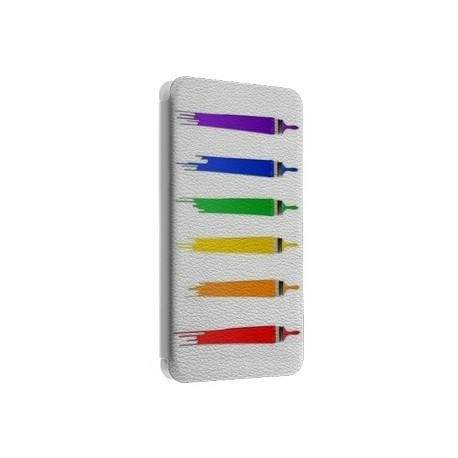 Etui portefeuille cuir PAINTING Samsung Galaxy A3 2016 Etui portefeuille cuir PAINTING Samsung Galaxy A3 2016