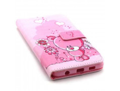 Etui cuir portefeuille BLACK CAT pour SAMSUNG GALAXY S6