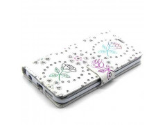 Etui cuir portefeuille DIAMOND pour SAMSUNG GALAXY S6 EDGE PLUS