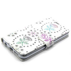 Etui cuir portefeuille DIAMOND pour SAMSUNG GALAXY S6 EDGE PLUS