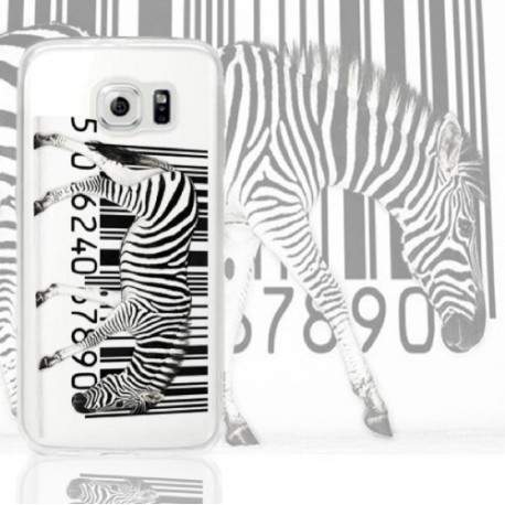 Coque Zebre Code Barre Pour Samsung Galaxy S6