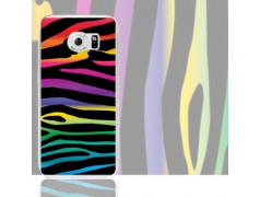 Coque ZEBRE ARC EN CIEL pour samsung galaxy S6 Edge