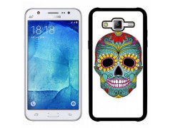 Coque crane fleuri pour samsung galaxy J1