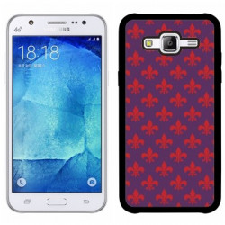 Coque fleur de lys pour samsung galaxy J1