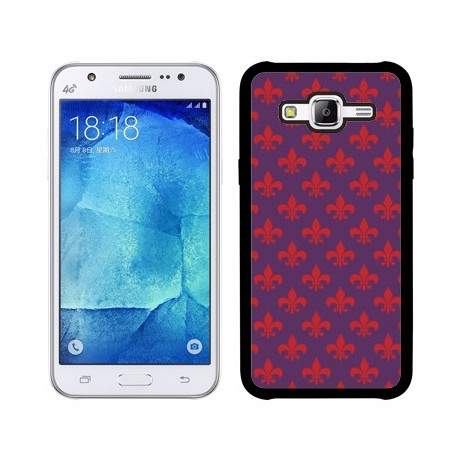 Coque fleur de lys pour samsung galaxy J1