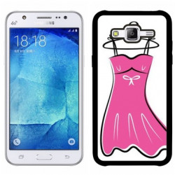 Coque petite robe rose pour samsung galaxy J1