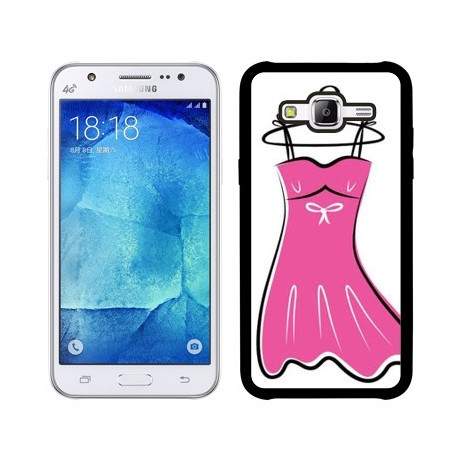 Coque petite robe rose pour samsung galaxy J1