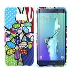 Coque souple COLORFULL pour Samsung Galaxy S6 EDGE PLUS