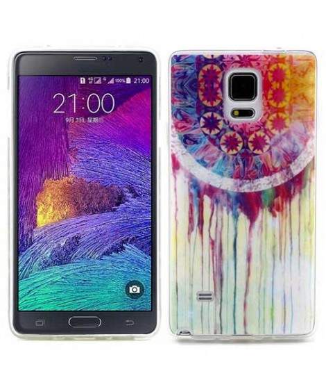 Coque flexible ATTRAPE COLOR pour SAMSUNG GALAXY NOTE 4