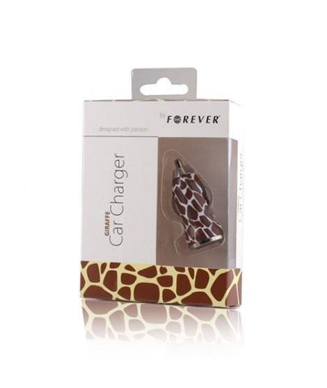 MINI Chargeur FOREVER GIRAFFE 12 volts allume cigare pour téléphones, tablettes ou lecteurs MP3