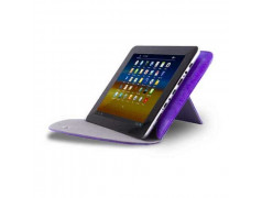 Etui cuir mauve pour IPAD