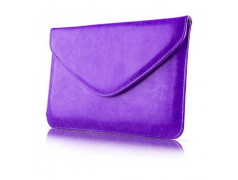 Etui cuir mauve pour IPAD