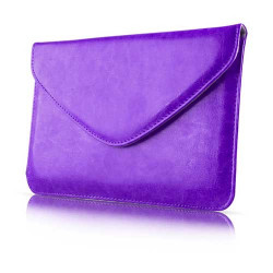 Etui cuir mauve pour IPAD