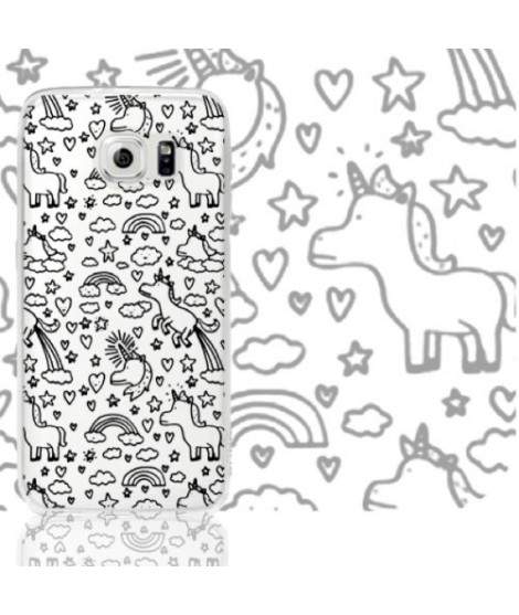 coque portable samsung a10 licorne