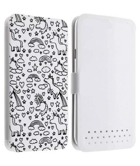 Etui portefeuille Cuir LICORNE 3 pour les telephones SAMSUNG