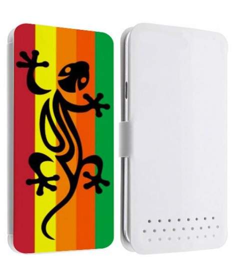 Etui portefeuille Cuir SALAMANDRE RASTA pour les telephones SAMSUNG