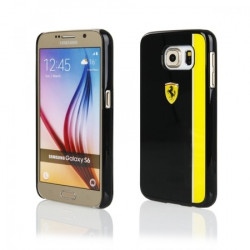 Coque originale noire FERRARI pour SAMSUNG GALAXY S6