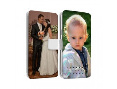 Etuis Cuir Recto / Verso PERSONNALISES pour ALCATEL IDOL X